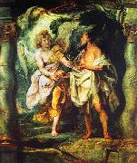 The Prophet Elijah Receiving Bread and Water from an Angel Peter Paul Rubens